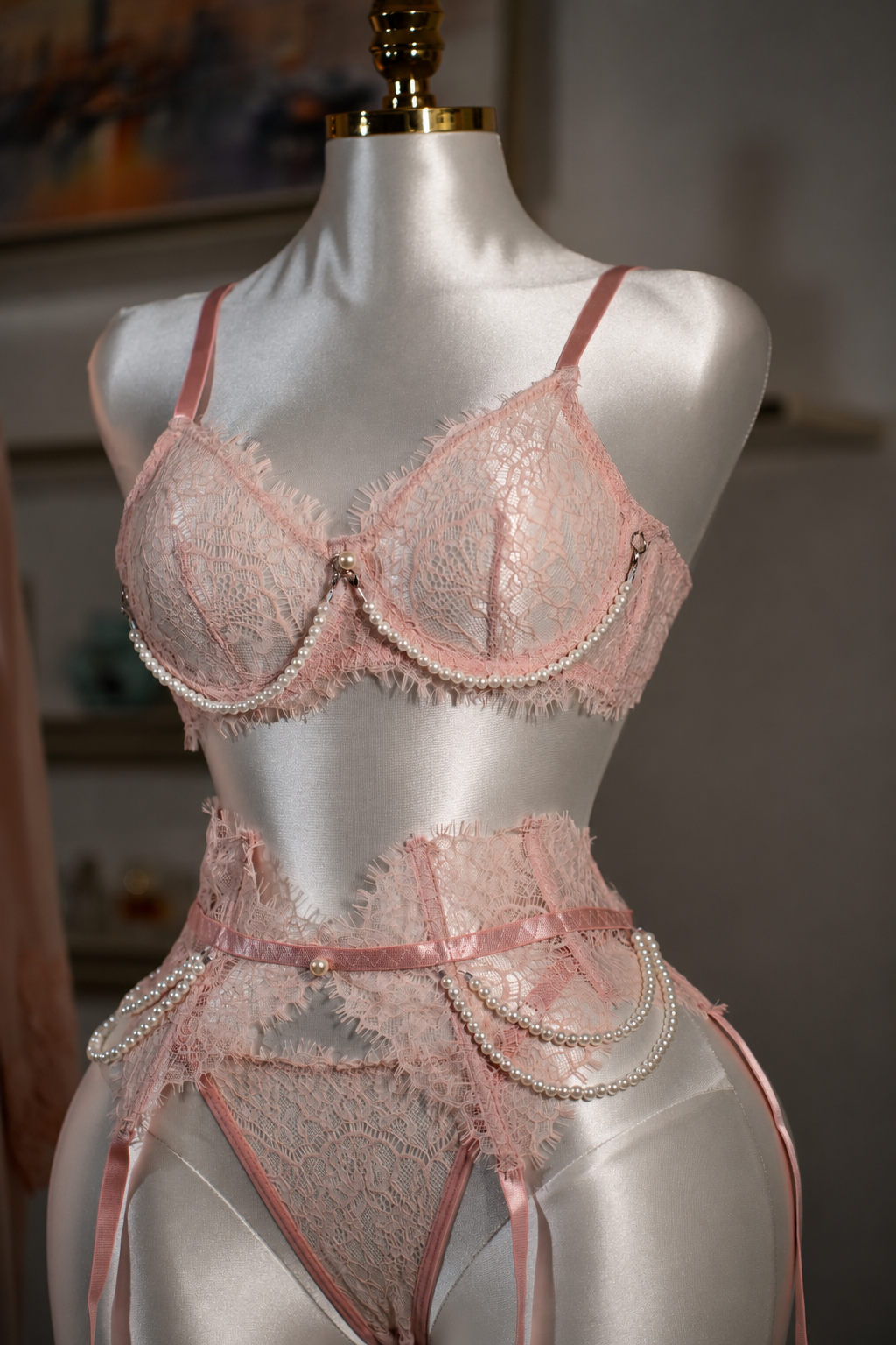 Lace Lingerie Set